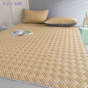 敷きパッド ベッドパッド 敷パッド マットレスパッド 洗濯 洗える ホコリ出ないベッドマット 敷きカバー 抗菌 インテリア 防ダニ 通気性 毛玉なし 快適 セミダブル 柔らか 防水パッド 四隅