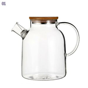 耐熱ガラス ティーポット 茶こし付き ガラス製ポット ガラス製持ち手 紅茶ポット フルーツティー 花茶 工芸茶 ハーフティー ガラス急須 健康茶器 直火不可 ピッチャー 冷水筒 麦茶 お茶 ポ
