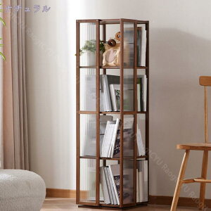 2000円OFFクーポン 回転本棚 多層本棚 書棚 収納棚 収納ラック スリム 回転ラック ブックシェルフ ディスプレイ本棚 大容量本棚 垂直収納設計 寝室 リビング 部屋 書斎 オフィス 省スペース 360