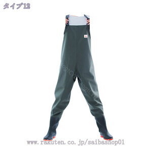 ハイチェスト ウェーダー PVCウェーダー 強力防水 防水ズボン ポケット付き 簡単着脱 調節可能ショルダーベルト 怪我防 厚底ソール 長靴 釣り スーツ 田植え 魚市場 水回り 仕事 渓流 海 ラジ