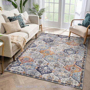 ペルシャ絨毯風 ラグ カーペット 長方形 エスニック 滑り止め付き 北欧風 ラグマット 耐磨耗性 防音 じゅうたん 寝室 リビング 玄関マット 床暖房対応 赤 民族風 モロッコ 洋風 オールシーズ