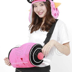 【バッグ】 Splatoon2 インクタンクボディバッグ SAZAC(サザック) 【RP】 スプラトゥーン 鞄 カバン ピンク キャラクター バッグ インクリング ガール コスプレ マンメンミ