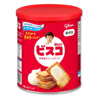 グリコ ビスコ 保存缶 5年保存の非常食