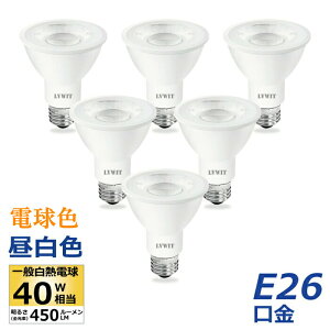 LEDd X|bgCg E26 r[d dF F 6 nQd40W 6W PAR20 Ή r[v` r[ ŔpCg hƓ X|bgƖ  d LED Px 