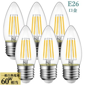 LEDVfAd 6Zbg E26 dF Md60W` Cd 2700K Lz^Cv 806lm 6W g AeB[N re[W tBg d LED Px  ߓd `d 6p