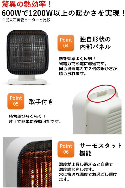 楽天市場】TOHO【RELICIA】 ビームヒーター BH-600 電気 ストーブ 足元 