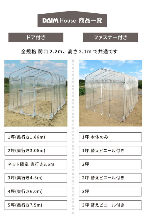 楽天市場】daim ダイムハウス用部品 3坪・4坪・5坪用 通しパイプ2 