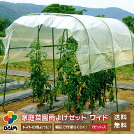 daim 家庭菜園用 雨よけセット ワイドタイプ 間口190cm トマトの雨よけに 雨除けシート 雨よけ 雨除け シ…