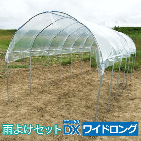 【クーポンで最大3,000円OFF】daim 雨よけセット DXワイドロング 220cm 540cm 雨よけ 透明シート 雨除けシート トマト ぶどう 棚 雨除け トンネル 野菜 家庭菜園用 ビニールハウス 家庭用 小型 ビニール ハウス 園芸 雨よけシート 雨除けハウス 防虫
