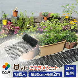 【4月限定ポイント2倍！】daim 猫よけ 猫除け ここダメシート 2m巻 12個入 ここだめシート 猫よけグッズ 猫よけ対策 ねこよけ ネコよけマット グッズ トゲトゲ ねこよけシート 野良猫対策 シート マット セット イタズラ防止 とげと