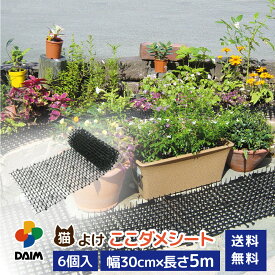 【4月限定ポイント2倍！】daim 猫よけ 猫除け ここダメシート 5m巻 6個入 ここだめシート 猫よけグッズ 猫よけ対策 ねこよけ ネコよけマット グッズ トゲトゲ ねこよけシート 野良猫対策 シート マット セット イタズラ防止 とげとげ