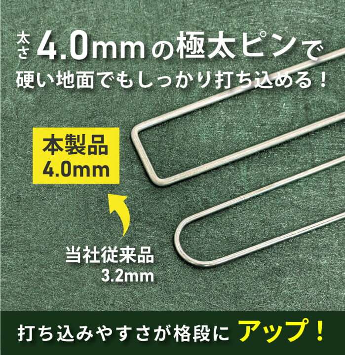楽天市場】【クーポンで最大3,000円OFF】daim 直径4mm コの字ピン プロ 