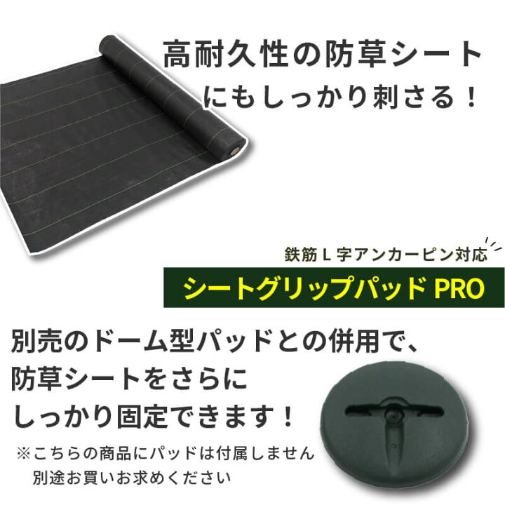 楽天市場】【4月限定ポイント2倍！】daim 鉄筋L字アンカーピン プロ 長 