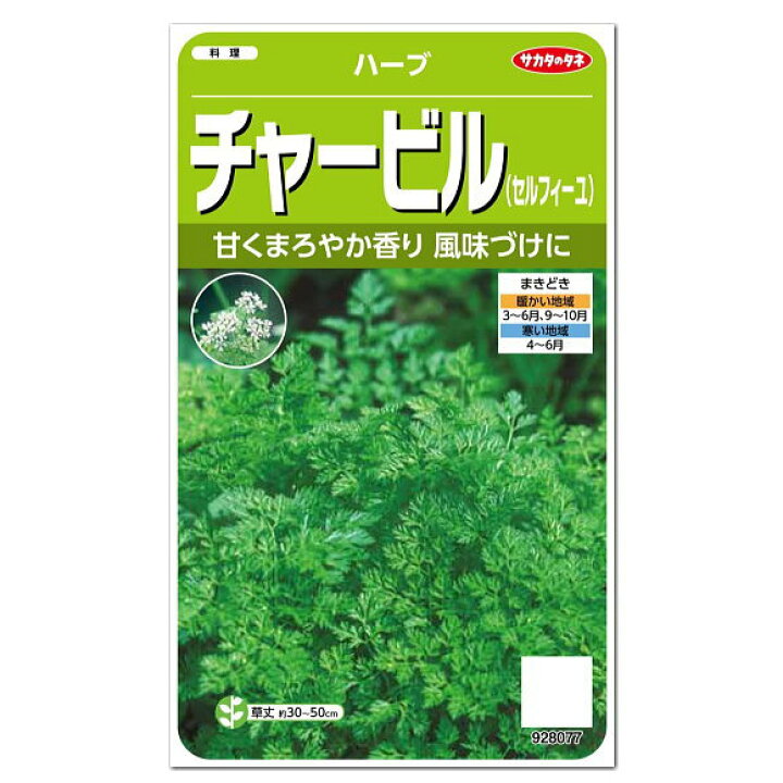 楽天市場 サカタのタネ ハーブ チャービル 種 一年草 家庭菜園 料理用 チャービルのタネ たね 種子 Herb セルフィーユ フィーヌゼルブ Leaf Chervil 22年2月中旬頃の入荷予定です ガーデニングと雑貨の菜園ライフ 楽天市場 サカタのタネ ハーブ チャービル 種 一年草 家庭菜園 料理用 チャービルのタネ たね 種子 Herb セルフィーユ フィーヌゼルブ Leaf Chervil 22年2月中旬頃の入荷予定です ガーデニングと雑貨の菜園ライフ