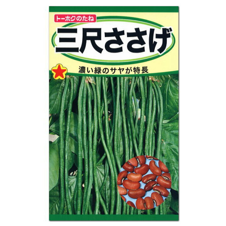 楽天市場 トーホク 三尺ささげ 種 家庭菜園 ササゲのタネ たね 種子 夏野菜 ガーデニングと雑貨の菜園ライフ