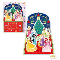 クリスマス ディスニープリンセス クリスマス舞踏会 オルゴール付き 828103 ホールマーク クリスマスカード 立体 メッセージカード 飾り 冬 人気 ギフト 子ども プレゼント 女の子 シンデレラ ベル ジャスミン オーロラ アリエル ラプンツェル 白雪姫 ティアナ