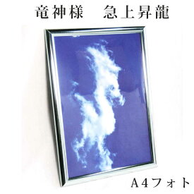 開運フォト 奇跡の写真“ 昇り龍 額入り 急上昇龍 風水グッズ 開運グッズ 幸運の置物 辰年 干支 龍 龍の置物 風水置物 開運祈願 縁起 昇龍 昇竜 ドラゴン 神龍 雲龍 金運上昇 招福 勝負運 金銭運 お金が貯まる 馬蹄 競馬 風水 2026
