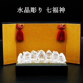 七福神 置物 水晶 クリスタル 風水 開運 布袋様 大黒天 大黒様 恵比寿様 弁財天 毘沙門天 福禄寿 寿老人 風水グッズ 開運グッズ 玄関 インテリア 開運アイテム 天然石
