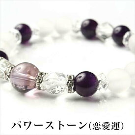 パワーストーンブレス パワーストーン ブレスレット レディース メンズ 天然石 アメジスト 水晶 クォーツ【恋愛運】【健康運】【厄除け】ブレス アクセサリー アクセ 開運 ファッション プレゼント 2025 巳年 令和7年 蛇 へび