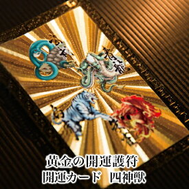 【四神獣】 開運カード 開運グッズ 開運護符 護符カード 金運カード 金運アップ 金運　財布 開運祈願 金運財布 長財布 財運 金運アップ祈願 金運UP祈願 風水 グッズ メンズ/レディース お金が貯まる メンズ長財布 2025 巳年 令和7年 蛇 へび