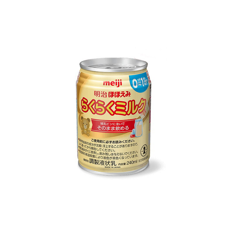 明治 ほほえみ らくらくミルク 240ml 24缶 (賞味期限 2024年3月)-