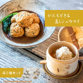ソイリクルの ふわふわ自然派がんも&蒸しシュウマイセット(各5個入)