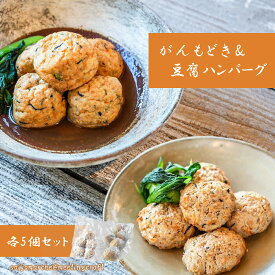 ソイリクルの ふわふわ自然派がんも&豆腐ハンバーグセット(各5個入)