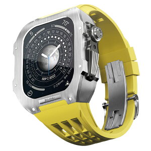 �y11-20���I�N�[�|�����p��15%OFF�z�������� apple watch 9 �o���h �X�e�����X �J�o�[ Apple Watch 8 �o���h �X�e�����X Apple Watch series8 6 5 4 SE 45mm ��̌^ �o���h �����p�o���h �N���R�_�C�� ���U�[�X�g