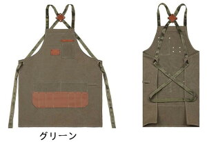 送料無料 鍛造ペグ エリッゼステーク 用収納袋 エプロン メンズエプロン 作業用 ストラップ調整可能 男女兼用 キャンバス 前掛け 防汚撥水複数ポケット 作業 エプロン シンプル レディース