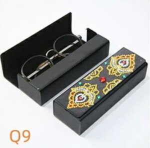 【21-31日!クーポン利用で15%OFF】送料無料 刺繍キット 眼鏡ケース 5D ダイヤモンドアート キット ビーズ刺繍 初心者 ダイヤモンドペインティングインテリア 趣味 ハンドメイド クロスステッ