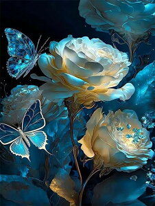 【10%OFFクーポン配布中】刺繍キット 5Dダイヤモンドアート キット ビーズ刺繍 バラの花 初心者 5Dダイヤモンド ペインティングインテリア 趣味 ハンドメイド クロスステッチ ダイアモンドア