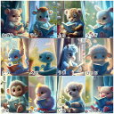 【2-10日！15%OFFクーポン配布中】送料無料 刺繍キット 5D ダイヤモンドアート 動物 十二支 キット ビーズ刺繍 初心者…