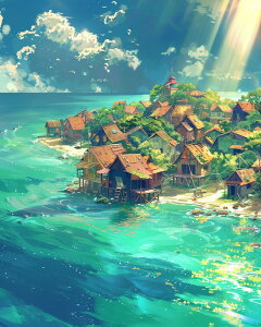 【10%OFFクーポン配布中】 送料無料 刺繍キット 5D ダイヤモンドアート 風景 海辺の町 キリン キット ビーズ刺繍 初心者 ダイヤモンドペインティングインテリア 趣味 ハンドメイド クロスステ