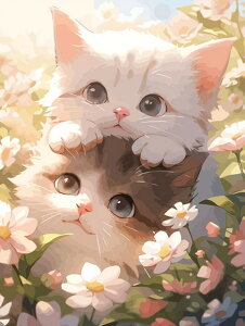 送料無料 刺繍キット 5Dダイヤモンドアート キット ビーズ刺繍 動物 猫 初心者 5Dダイヤモンド ペインテ 趣味 ハンドメイド クロスステッチ ダイアモンドアート図案 壁アート 壁飾り 手芸 ダ