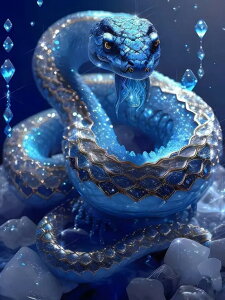 【10%OFFクーポン配布中】送料無料 刺繍キット 5D ダイヤモンドアート 蛇年 動物 十二支 キット ビーズ刺繍 初心者 ダイヤモンドペインティングインテリア 趣味 ハンドメイド クロスステッチ