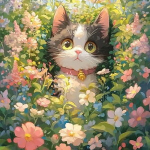 【24-31日!16%OFFクーポン配布中】送料無料 刺繍キット 5D ダイヤモンドアート ビーズ刺繍 かわいい猫 初心者 ダイヤモンドペインティングインテリア 趣味 ハンドメイド クロスステッチ ダイ