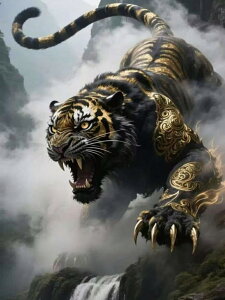 【クーポン利用で10%OFF】 送料無料 刺繍キット 5Dダイヤモンドアート キット ビーズ刺繍 神獣 龍虎初心者 ダイヤモンドペインティングインテリア 趣味 ハンドメイド クロスステッチ ダイア