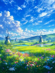 【20-27日!クーポン利用で15%OFF】送料無料 刺繍キット 5Dダイヤモンドアート キット ビーズ刺繍 花 風景 初心者 5Dダイヤモンド ペインティングインテリア 趣味 ハンドメイド クロスステッチ