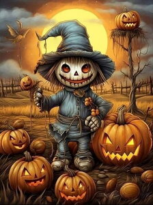 【10%OFFクーポン配布中】送料無料 刺繍キット 5D ダイヤモンドアート ハロウィン キリン キット ビーズ刺繍 初心者 ダイヤモンドペインティングインテリア 趣味 ハンドメイド クロスステッ