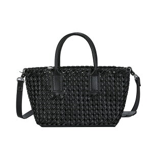 【1-7日!クーポン利用で15%OFF】送料無料 春夏 夏バッグ かご ショルダーバッグ diyキットレザーウォレットクラフトキットブラック ソーイングクロスボディバッグ ハンドメイド手作り編み物