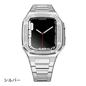 �y10%OFF�N�[�|���z�z���z�������� apple watch7/8 /9�o���h �X�e�����X Apple Watch series 7 �N���X�^�� ���v�P�[�X Apple Watch SE Apple Watch �o���h apple watchS7/S8 /5/6/7 ��̌^ �����p�o���h �X�e�����X �J�o