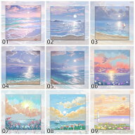 【10%OFFクーポン配布中】送料無料 数字油絵 人気オリジナルデザイン 父の日 油絵塗り絵 フレーム付 海の…