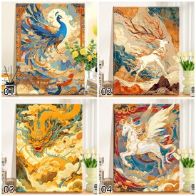 【クーポン利用で10%OFF】送料無料 刺繍キット 5D 大型 龍 馬 午年 ダイヤモンドアート キット ビーズ 上級者向け フル ダイヤモンドペインティングインテリア 趣味 ハンドメイド クロスステッチ ダイアモンドアート 壁アート 手芸 ダイヤモンド DIY 大人子供