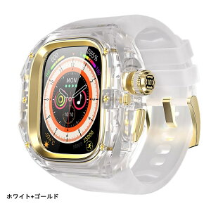 �y�N�[�|�����p��10%OFF�z�������� Apple Watch Ultra ��̌^�o���h �A�b�v���E�H�b�` �E���g���P�[�X ���� �J�o�[ Apple Watch Ultra2 /3 ��̌^ �����p�o���h Apple Watch Ultra 49mm ���U�[ �X�}�[�g�E�H�b�`