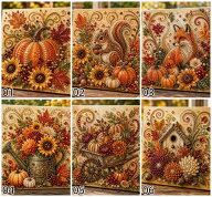 【1-11日！クーポン利用で15%OFF】送料無料 刺繍キット ハロウィン パールアート ダイヤモンドアート ビ…