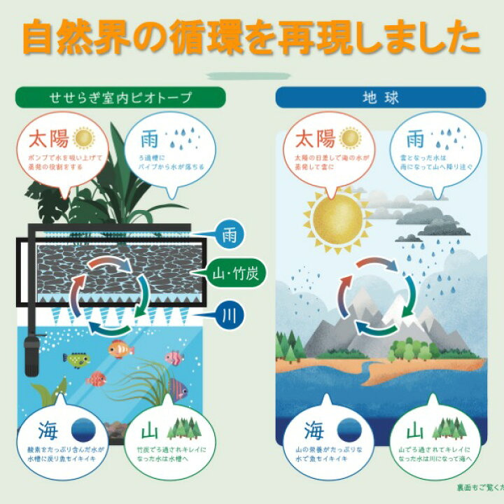 楽天市場 せせらぎビオトープ 水替え不要 国産グッピー ヒーター付 木枠台セット cm 水槽用 8l 照明なし Nhk おはよう日本 まちかど情報室 アクアポニクス インテリア 熱帯魚 観葉植物 癒やし 水音 西条庭園 送料無料 11 3月北海道 沖縄 離島配送不可