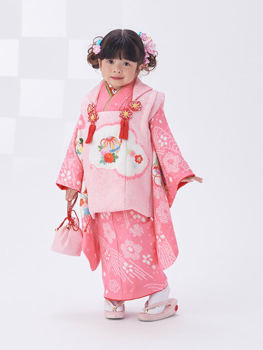 楽天市場】【レンタル】【七五三レンタル】七五三 着物 正絹 3歳 女  