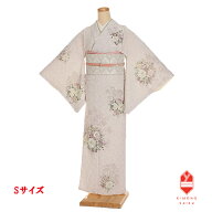 【レンタル】【Sサイズ】訪問着 小柄な方用 ピンク 洋花更紗 ジャパンスタイル お宮参り 七五三 入学式 …
