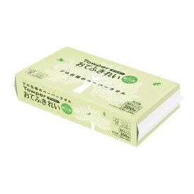 【送料込/35個セット】日本製紙クレシア タウパー おてふきれい エコ M 紙包装タイプ 200枚入 ×35箱