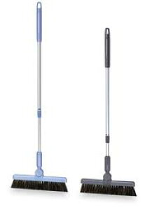 テラモト BM-2ホーキ26(伸縮柄)26cm アクアブルー・グレ−